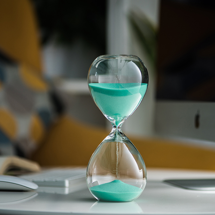 Sand Glass Timer Hourglass Blown Time Sand Clock For House Decoration