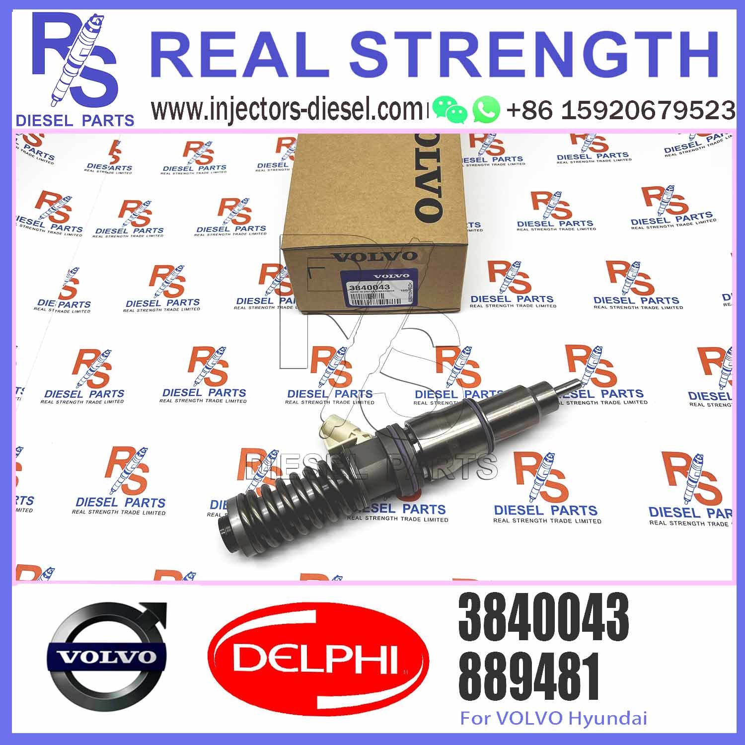 Diesel Fuel Injector 3840043 Common Rail Fuel Injection Nozzle BEBE4C05001 BEBE4C05002 For 9.0 LITRE MARINE