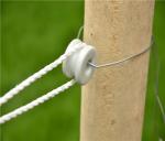 White Electric Fence Robbin Porcelain Donut Insulator
