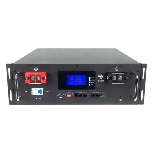 Rack Type Lithium Battery Solar System 5KWH 51.2V 100Ah LiFePO4 Battery