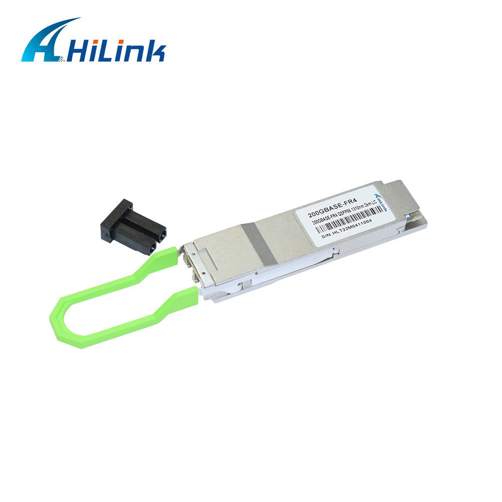 Duplex LC Optical Fibre Transceivers Module With FEC 200G QSFP56 PAM4 FR4 4×50G 2KM