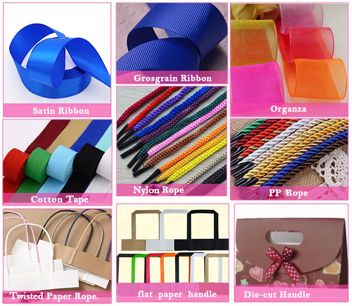 Matte Lamination Surface Finish Paper Handle Shopping Bags For Jewelry Packing