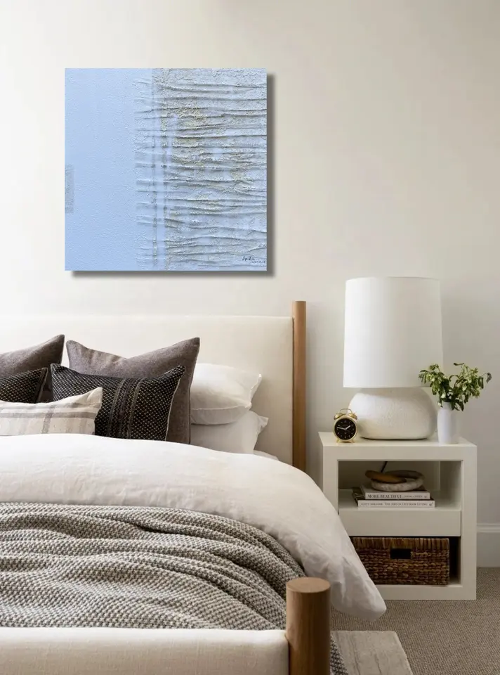 Modern Geometric Mdf Abstract Relief Painting For Living Room Canvas Support Home Decor