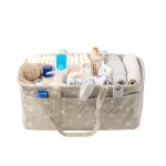 Personalized Diaper Caddy Basket , Portable Baby Diaper Organiser