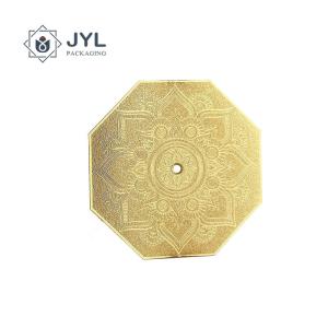 Wholesale Etching Gold Foil Metal Sticker Labels Polygonal Stainless Steel from china suppliers