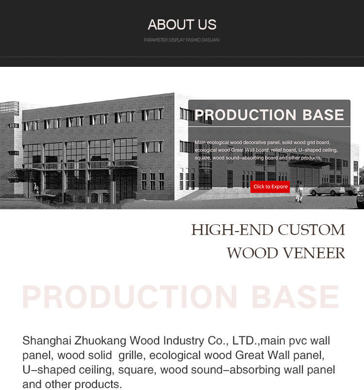 Insect Resistance WPC Grating Board WPC Fluted Wall Mould Proof