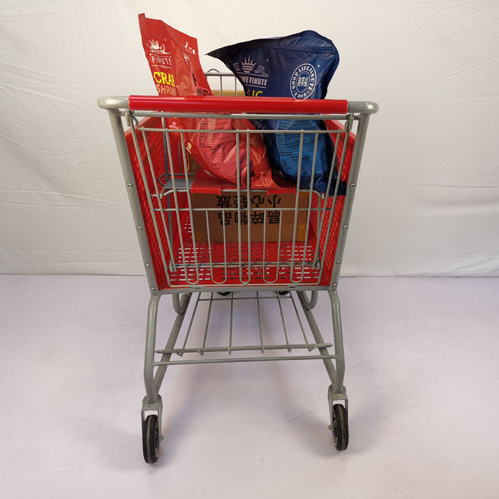 Large Capacity 175L Plastic Shopping Carts Multiple Use Supermarket Trolley Plastic