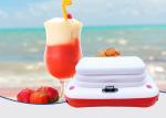 PVC Inflatable Beach Cooler 0.40mm Inflatable Outdoor Furniture White Red