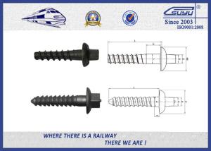 Wholesale UIC Standard Black Zinc Railway Sleeper Screws For Fastening Rails from china suppliers