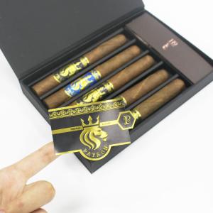 Wholesale CMYK Gold Foil Cigar Label Printing Personalized Logo Sticker Printing from china suppliers