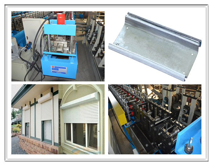 Shutter Door Roll Forming Machine Metal Forming Equipment Thickness 0.6-1.0mm
