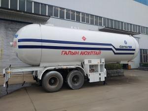 Wholesale Transport Road Lpg Delivery Truck 2 Axle 45cbm 18mt 18 Tons Semi Trailer from china suppliers