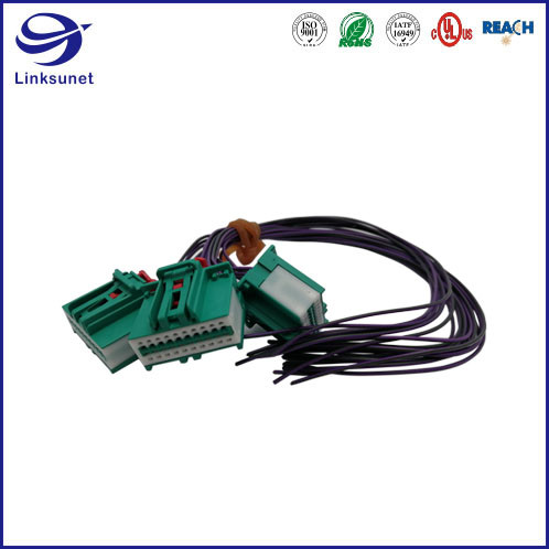 Car Dashboard Wiring Harness With 34729 Female Molex 2.54mm Connector