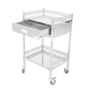 Wholesale Easy Cleaning Stainless Steel Instrument Trolley With Nursing Cart And Clinical Equipment from china suppliers