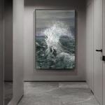 Original Pure Handmade LANDSCAPE Canvas Artwork Oil Painting for Home Decoration