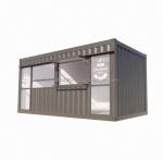 Convenience Store Kiosk Booth in Flat Pack Container for Fast-food Restaurant