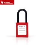 Nylon Loto Safety Padlock , Chrome Plating Lock Out Tag Out Padlocks