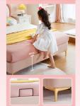 1.2 M Girl Princess Bed Child Simple Wind Flower / Cloud Modern Bedroom