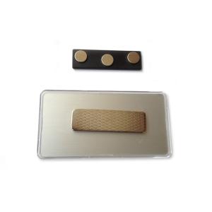 Wholesale magnetic name badge/ plastic name badge holder/metal name badge for staff from china suppliers