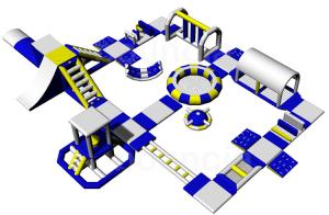 Wholesale Adult Inflatable Water Play Equipment For Sea / Inflatable Water Park Design Build from china suppliers