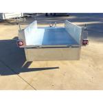 Heavy Duty Off Road Trailer / Hot Dip 7 X 4 Galvanised Trailer For Outside