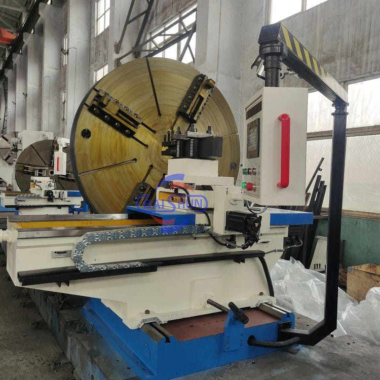 Professional High Precision Large Floor Type Flange Face Lathe For Machining And Turning