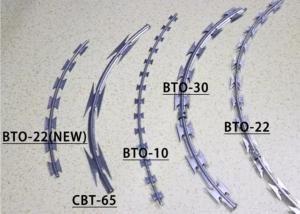 Wholesale BTO-18 2mm Razor Coil Barbed Wire Coil Fencing 600mm from china suppliers