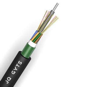 Wholesale GYTS Fiber Optic Cable 48 Core HDPE Jacket Armored Direct Burial Duct Optical Cable from china suppliers