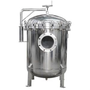 Wholesale VITON Seal High Filtration Stainless Steel Flange Connection Double Bag Filter Housing from china suppliers