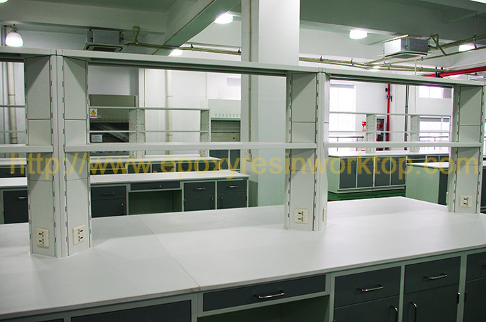 High Performance Laboratory Bench Top , Epoxy Resin Worktop 0.031% Water Absorption 16/19/25mm thickness