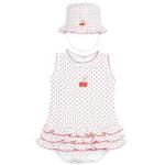 Boutique Baby clothes summer cute bodysuit ruffle bottom love printing and
