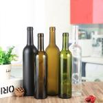 Hot Stamping Super Flint Glass 250ml 500ml 750ml Wine Glass Bottles with Cap