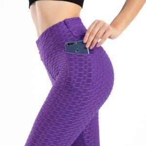 Wholesale Elastic Fitness Gym Seamless Butt Lifting Leggings With Pocket from china suppliers