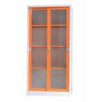 Fireproof 0.6mm Powder Coated Steel Book Case Cabinet