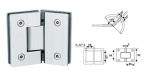 Bathroom glass clamp RS803, Square 135 degree, stainless steel 304,201,316,
