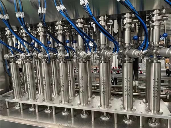 NP-VF Automatic Volumetric Piston Filling Machine With Multy Heads Servo Driven Inline System