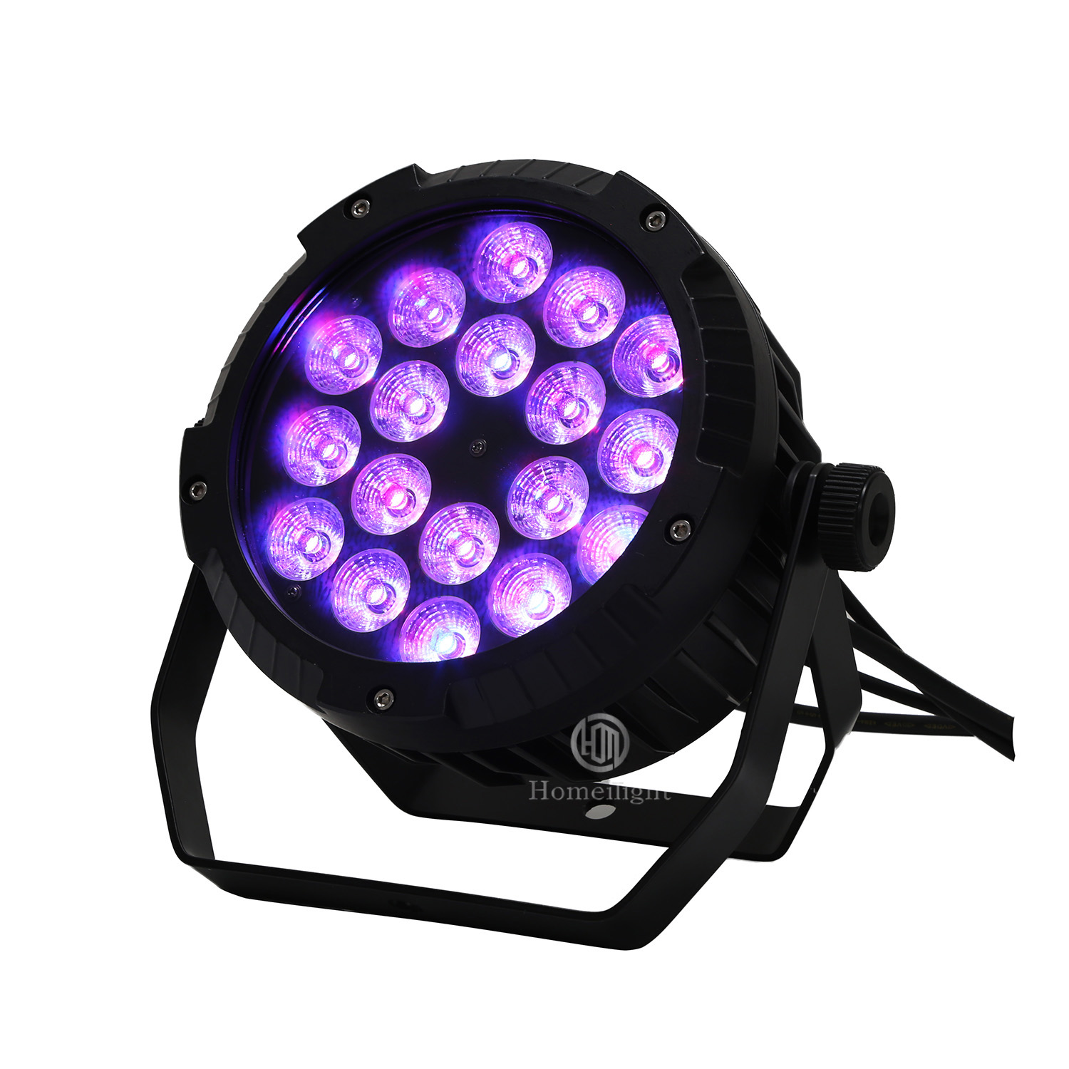 Waterproof LED RGBW Par Lights 18pcs 4in1 LED Par Can Uplight For DJ Club Disco Lights