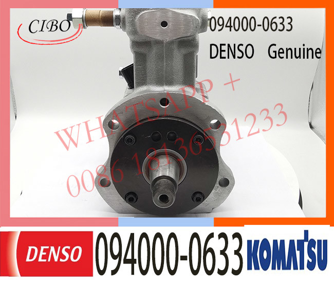 094000-0633 DENSO Diesel SAA6D140E Engine Fuel HP0 pump 094000-0633 6219-71-1201 for Denso Komatsu PC2000-8 WA900