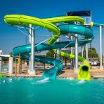 Play Park Equipment Fiberglass Plastic Slide Outdoor Playground Water Slide