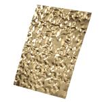 Colored Super Mirror Water Ripple Stainless Steel Sheet Brushed PVD Coating