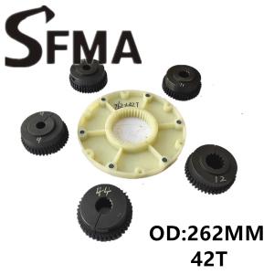 Wholesale 262MM 42Teeth Plastic Coupling Connection Plate from china suppliers