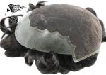 Male Toupee Hair Replacement System , French Lace Front Undetectable Hair Pieces