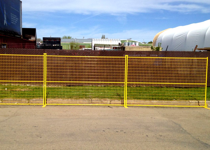 50×100 MM Canada Retractable Construction Temporary Fencing ISO 9001