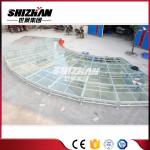 Outdoor aluminum portable acrylic floor acrylic stage