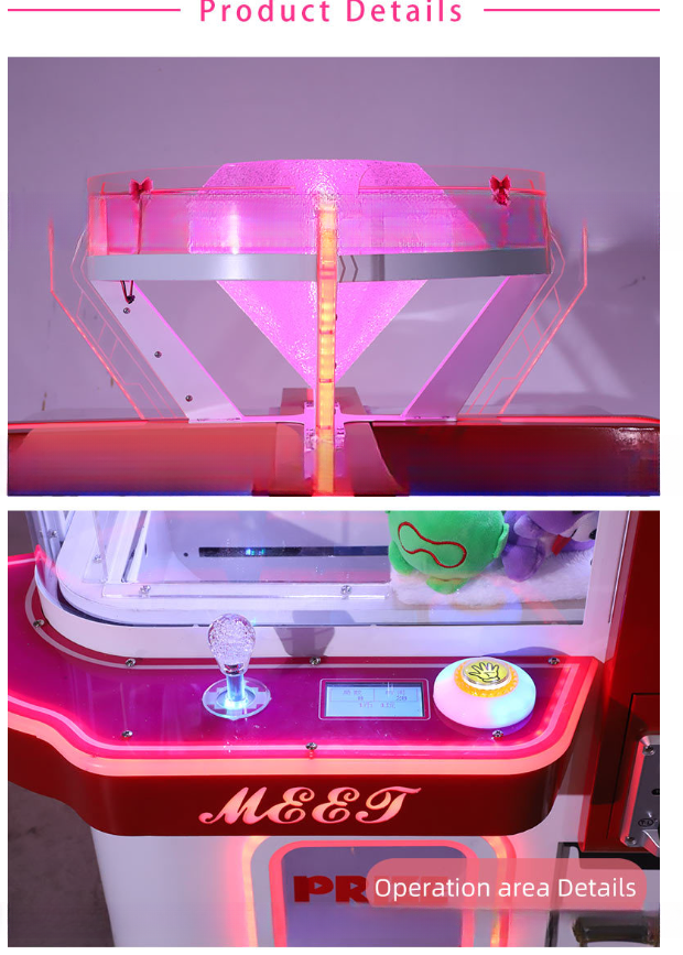 Dreamland coin operated cube doll game machine 4 players coin operated gift prize machine candy boutique game machine
