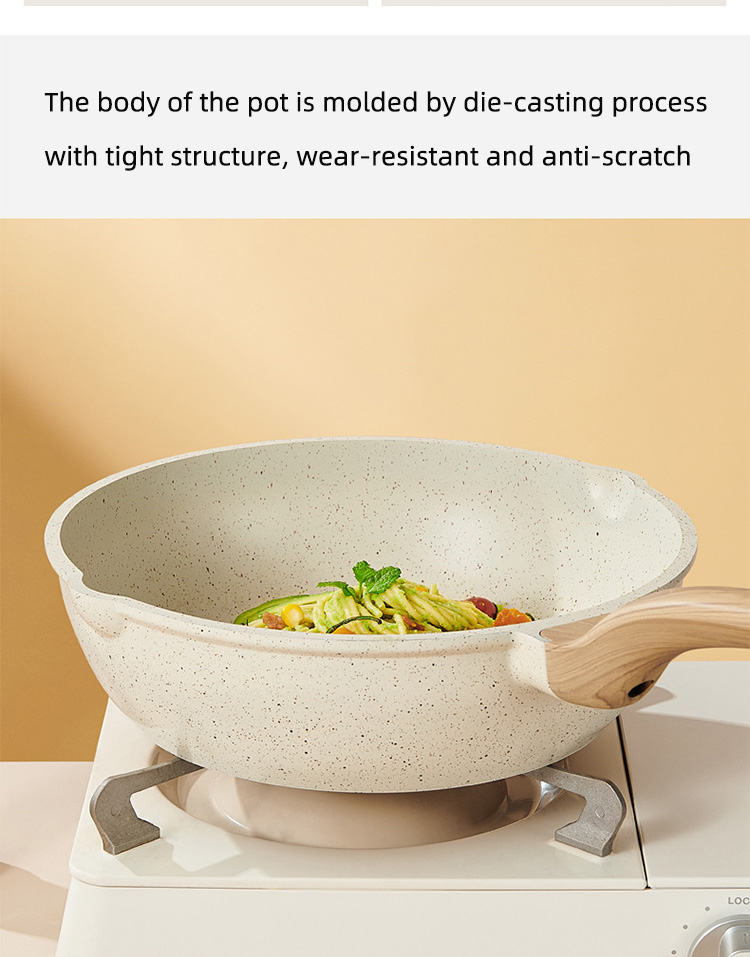 Custom Pots And Pans Maifan Stone Non-stick Coating Nonstick Kitchen Ware Cookware Sets Aluminum Cooking Pots Sets
