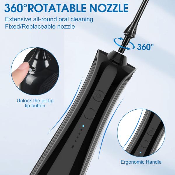 OEM/ODM Cordless Dental Portable Water Flosser Electric Dental Oral Irrigator