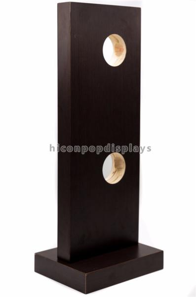 Veneering Wood 2 Pieces Door Lock Display Stands For Home Decoration Products
