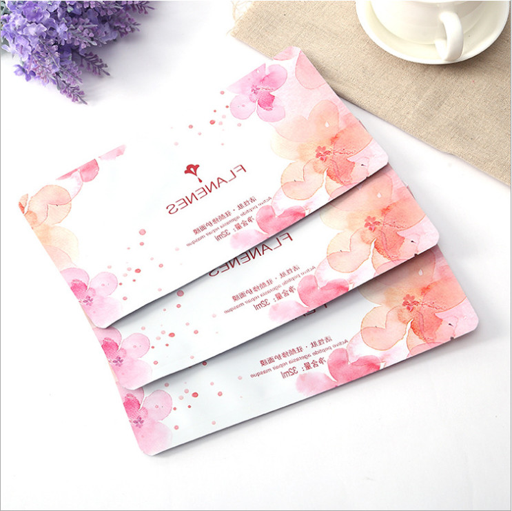 Face mask packaging bag/aluminum foil bag for facial mask /facial mask packaging