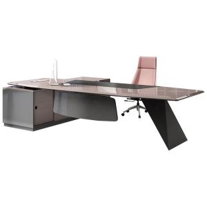 Wholesale Upgrade Your Office Space L-shaped Executive Desk Mail Packing N for Female President from china suppliers